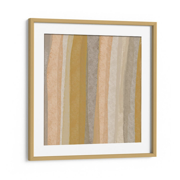 collis by yopie studio abstract art paintings in Oak Wood Frame With Mount