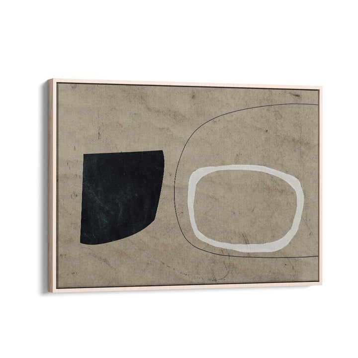 comfort by dan hobday abstract art abstract paintings in Oak Wood Floater Frame