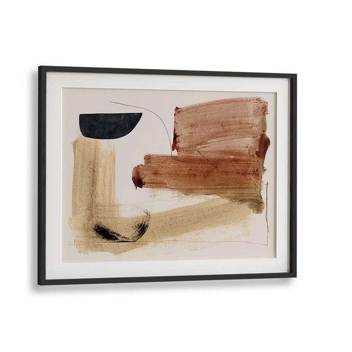 cooking by dan hobday abstract art abstract paintings in Black Frame With Mount