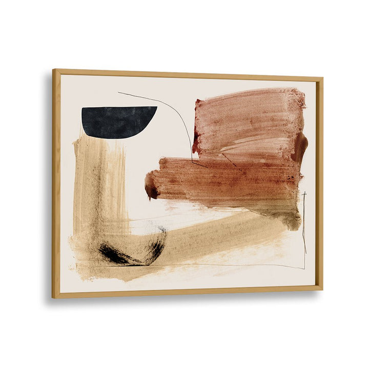 cooking by dan hobday abstract art abstract paintings in Oak Wood Plain Frame