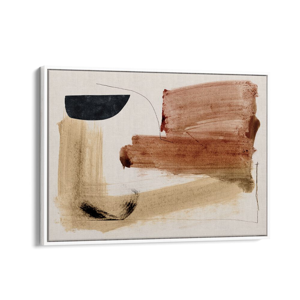 cooking by dan hobday abstract art abstract paintings in White Floater Frame