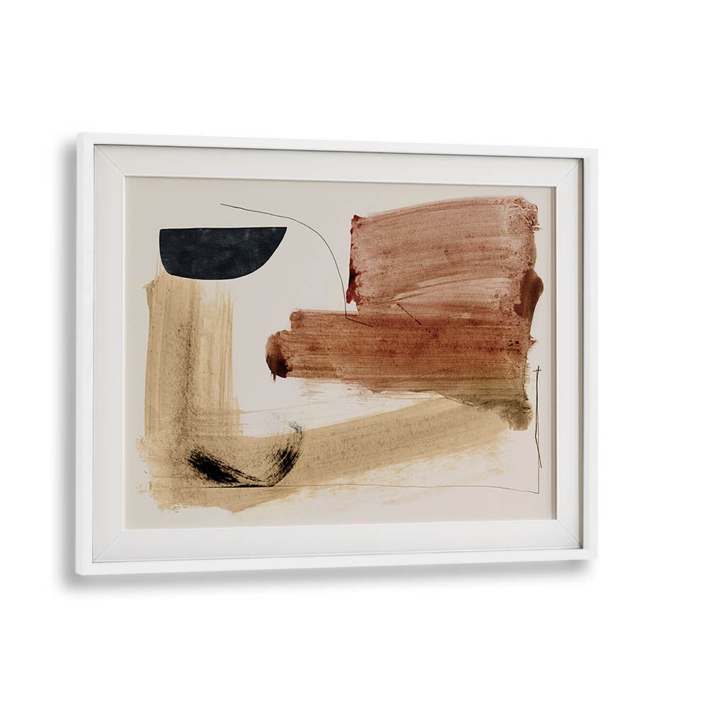 cooking by dan hobday abstract art abstract paintings in White Frame With Mount