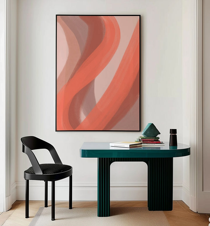 coral by yopie studio abstract art paintings Artwork I placed on a wall