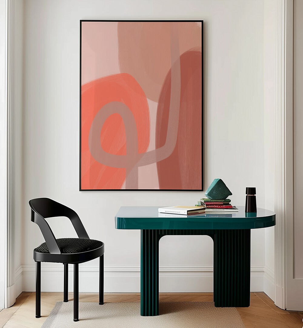 coral ii by yopie studio abstract art paintings Artwork I placed on a wall