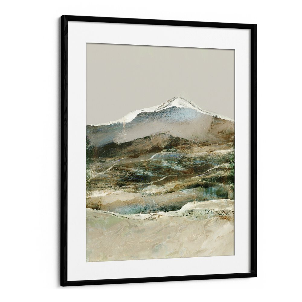 cordillera by dan hobday abstract art abstract paintings in Black Frame With Mount