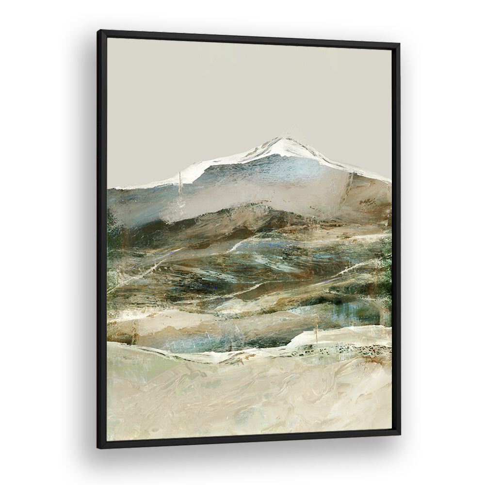 cordillera by dan hobday abstract art abstract paintings in Black Plain Frame