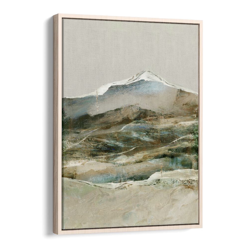 cordillera by dan hobday abstract art abstract paintings in Oak Wood Floater Frame