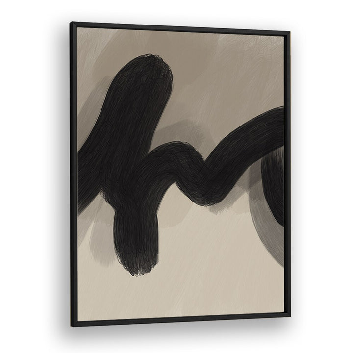 cordis by yopie studio abstract art paintings in Black Plain Frame