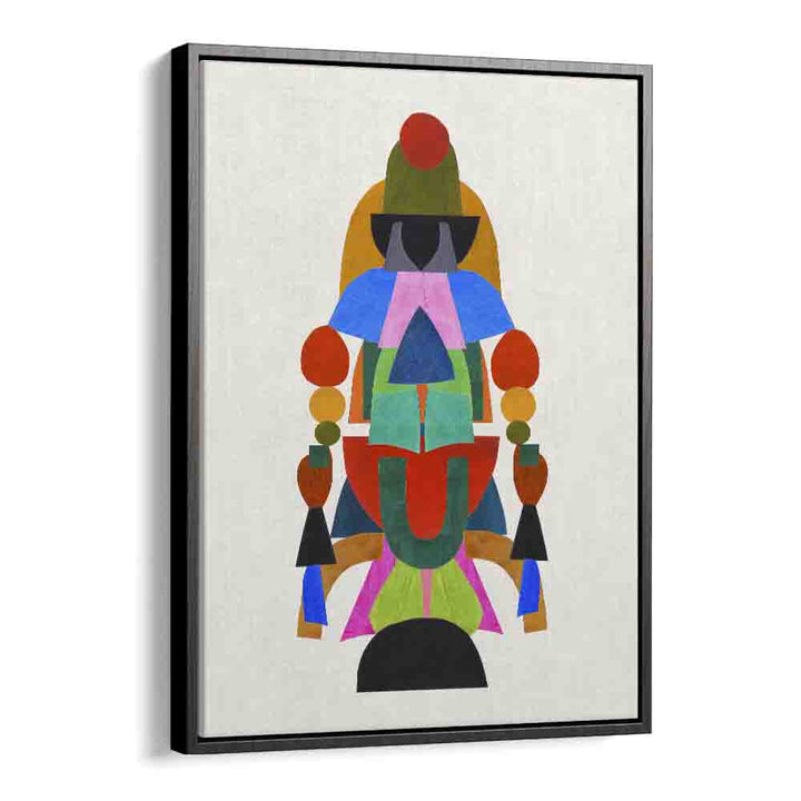 cosmic dancer by ejaaz haniff kids room paintings in Black Floater Frame