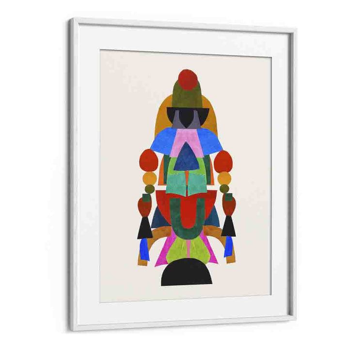 cosmic dancer by ejaaz haniff kids room paintings in White Frame With Mount