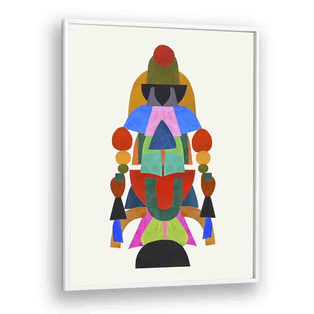 cosmic dancer by ejaaz haniff kids room paintings in White Plain Frame