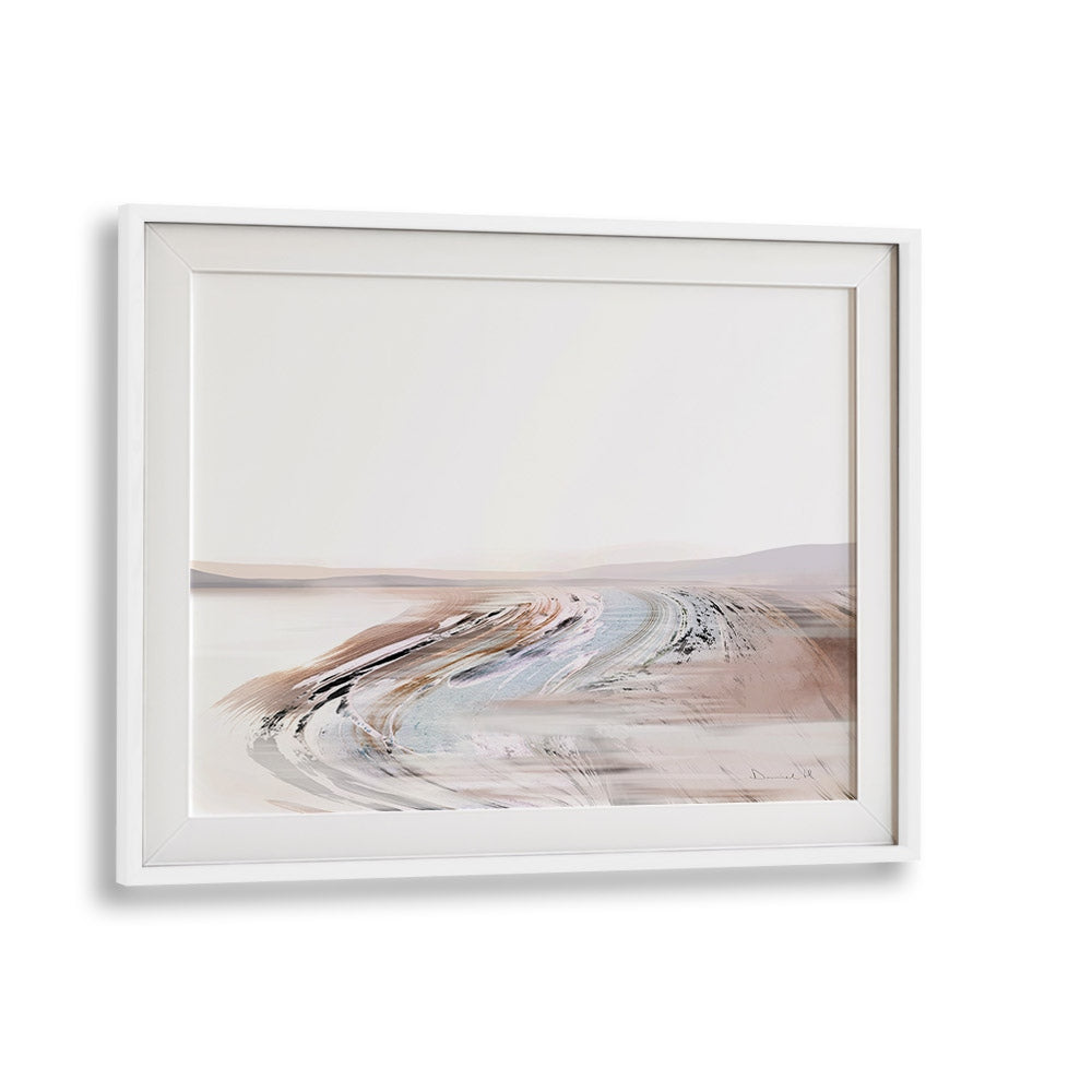 creek by dan hobday abstract art abstract paintings in White Frame With Mount