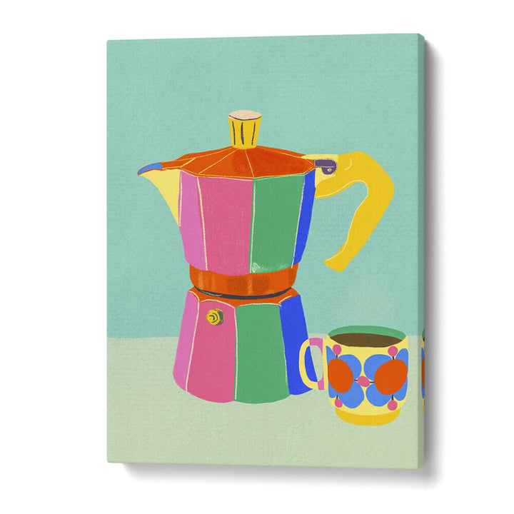 cup of coffee by gigi rosado kitchen posters kitchen art prints in Gallery Wrap