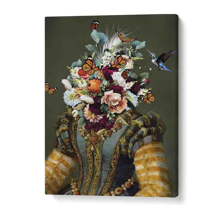 dame goldie by sue skellern wall art prints in Gallery Wrap