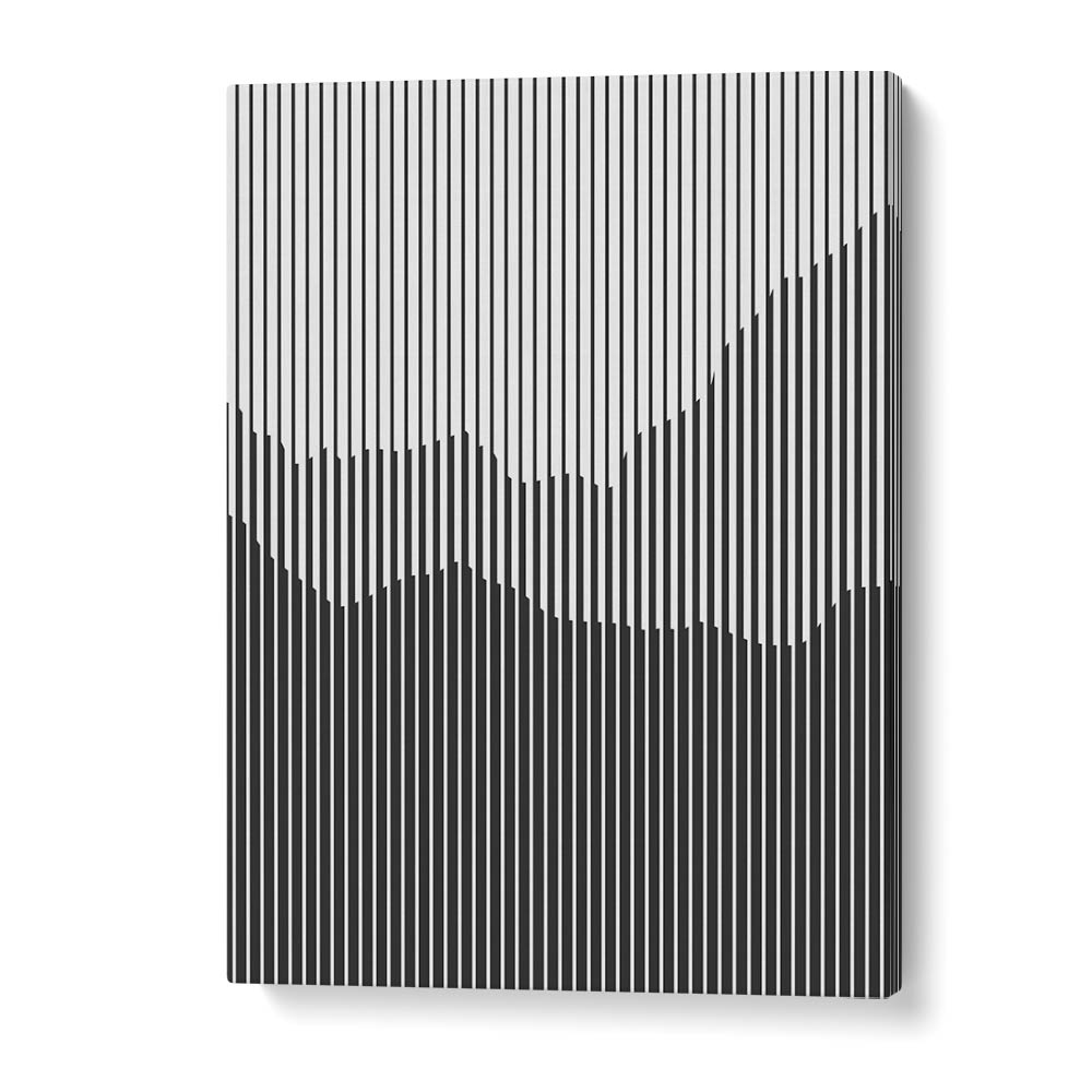 dark mountains series i by jay stanley geometric paintings in Gallery Wrap