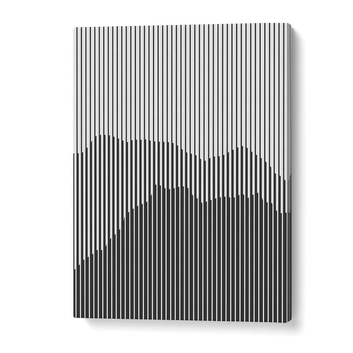 dark mountains series ii by jay stanley geometric paintings in Gallery Wrap