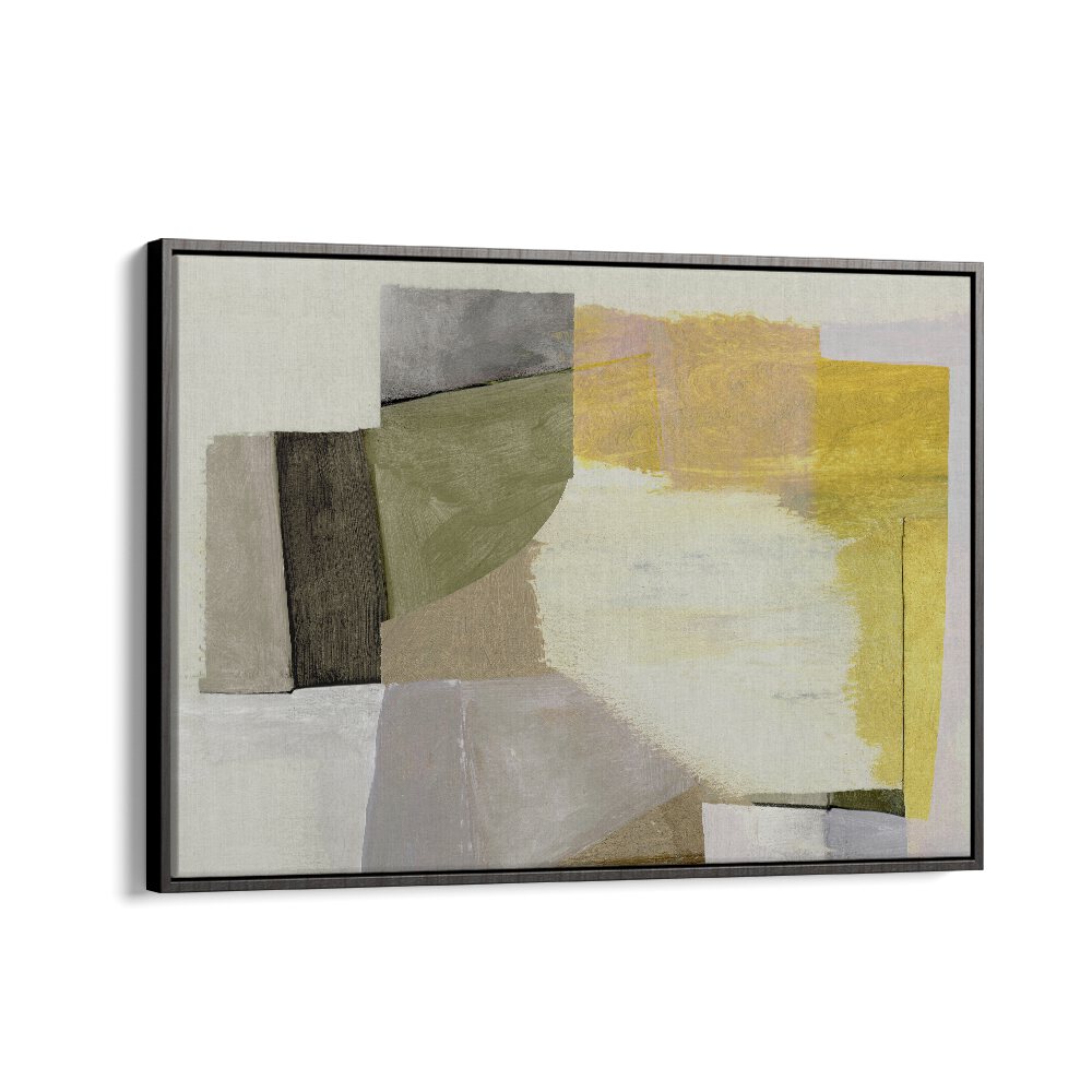 days by dan hobday abstract art abstract paintings in Black Floater Frame