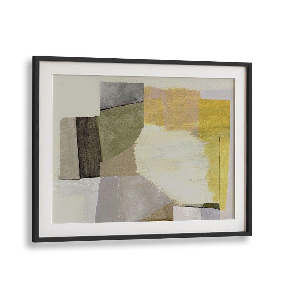 days by dan hobday abstract art abstract paintings in Black Frame With Mount