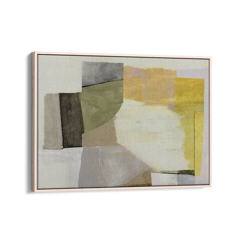 days by dan hobday abstract art abstract paintings in Oak Wood Floater Frame