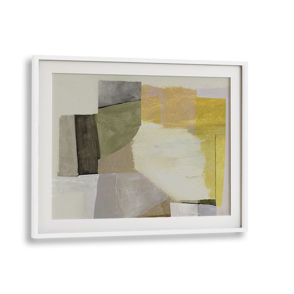 days by dan hobday abstract art abstract paintings in White Frame With Mount