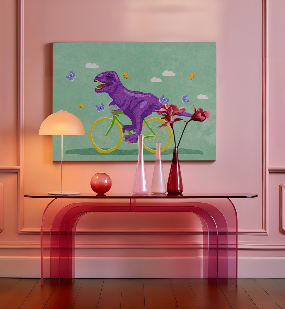 DINO RACER , KIDS ROOM PAINTINGS