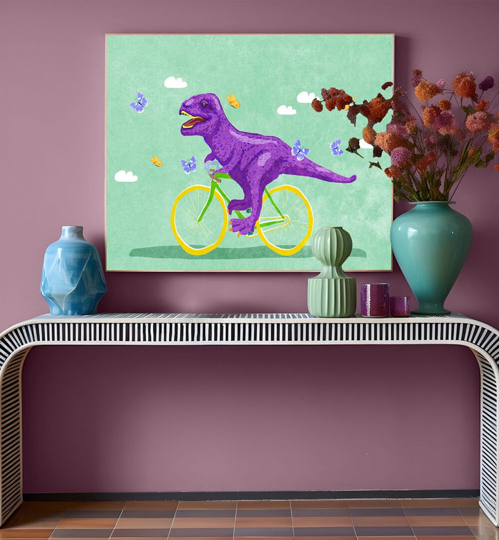 DINO RACER , KIDS ROOM PAINTINGS