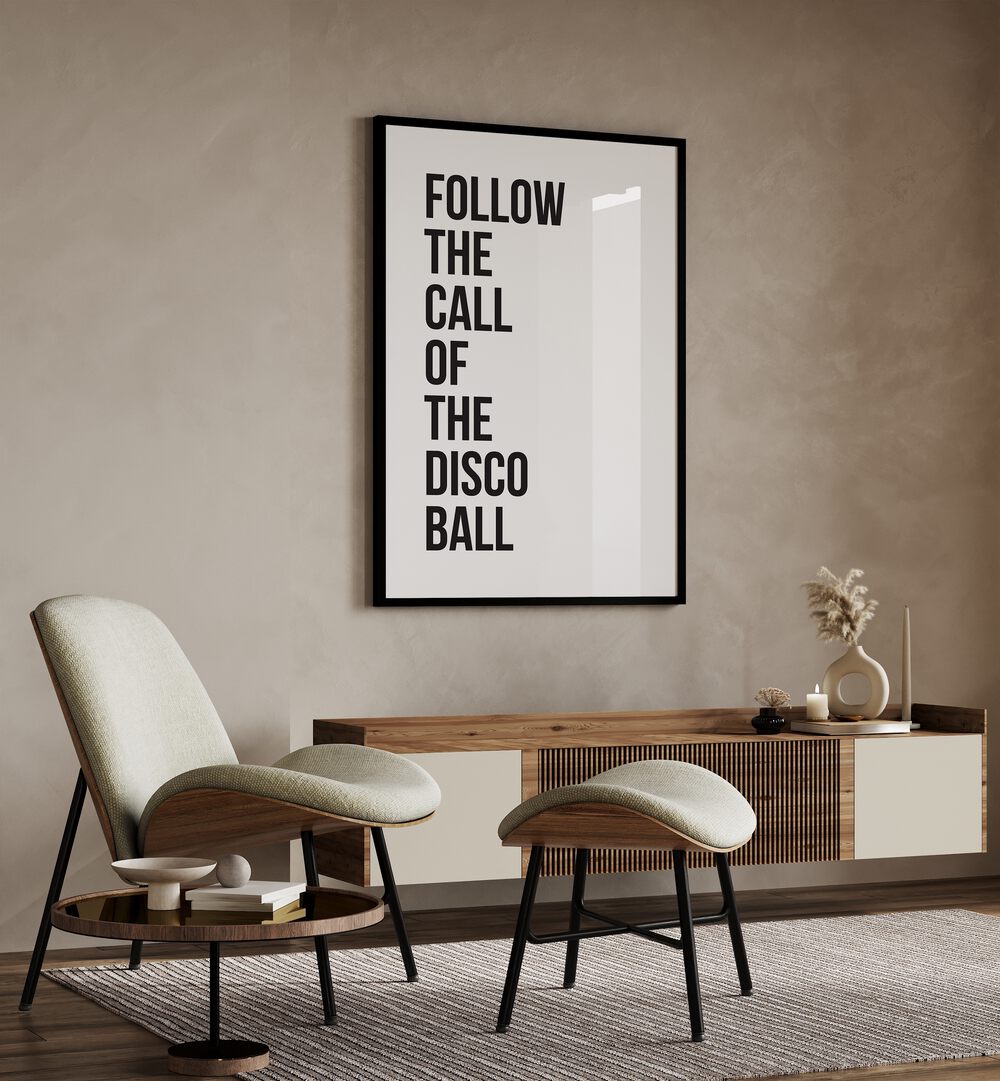 disco ball by frankie kerr dineen quotes posters wall art prints Artwork I placed on a wall