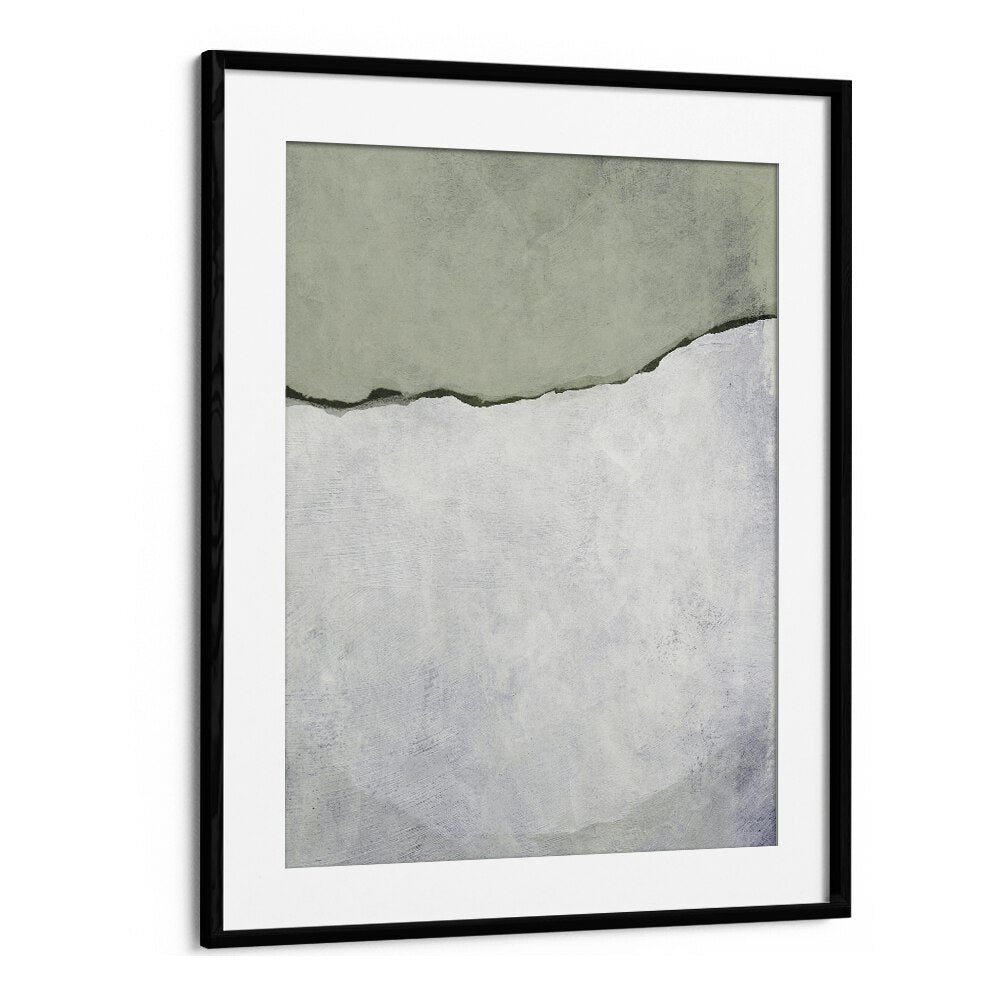 divided by dan hobday abstract art abstract paintings in Black Frame With Mount