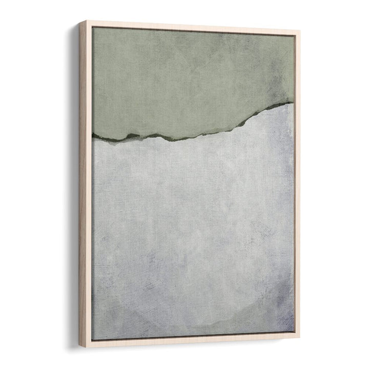 divided by dan hobday abstract art abstract paintings in Oak Wood Floater Frame