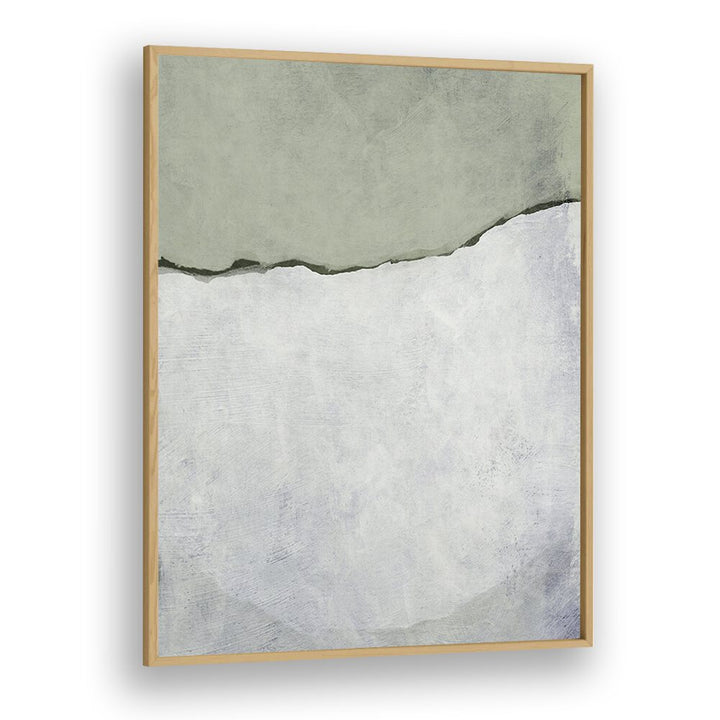 divided by dan hobday abstract art abstract paintings in Oak Wood Plain Frame