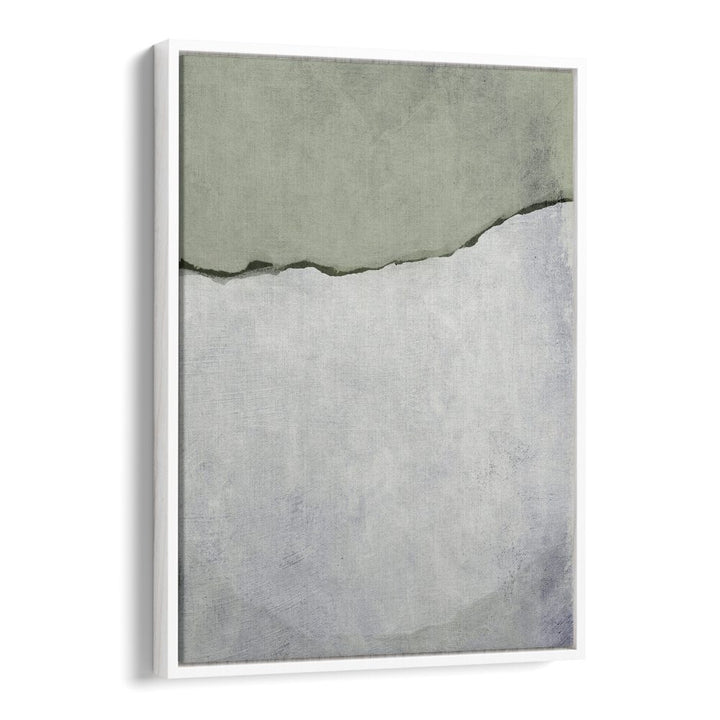 divided by dan hobday abstract art abstract paintings in White Floater Frame