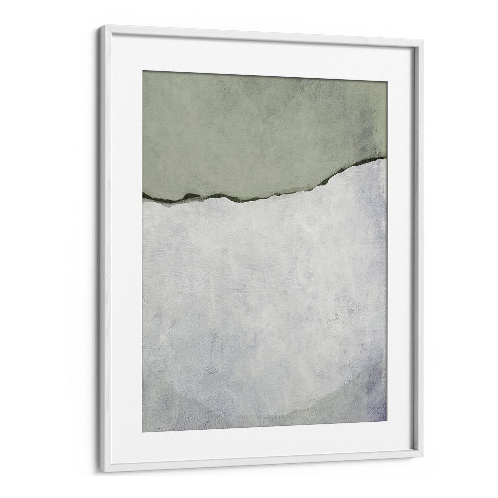 divided by dan hobday abstract art abstract paintings in White Frame With Mount