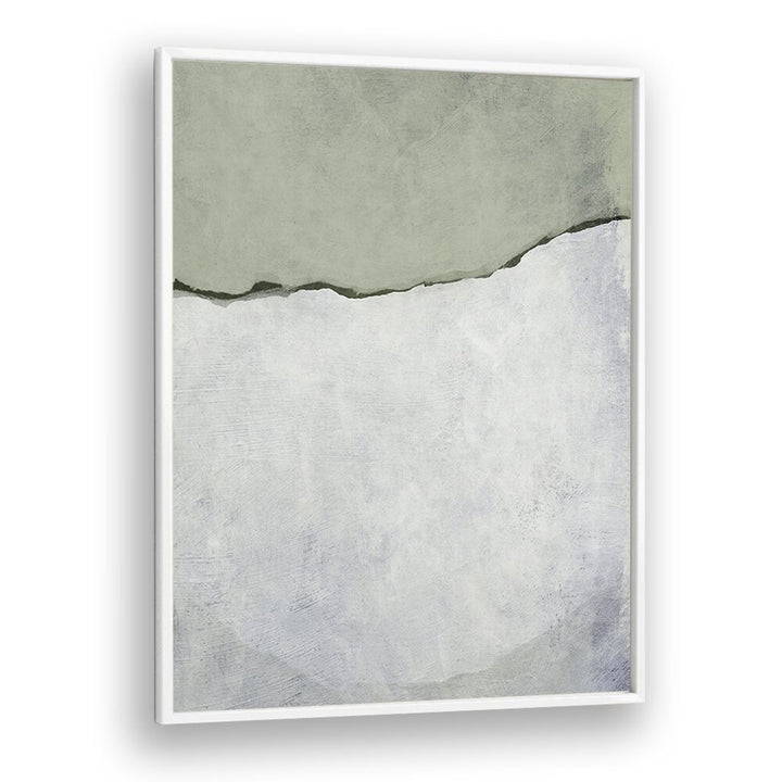 divided by dan hobday abstract art abstract paintings in White Plain Frame