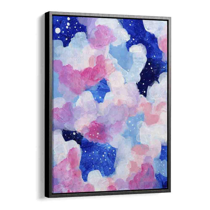 dreaming clouds by ejaaz haniff abstract art prints in Oak Wood Frame With Mount