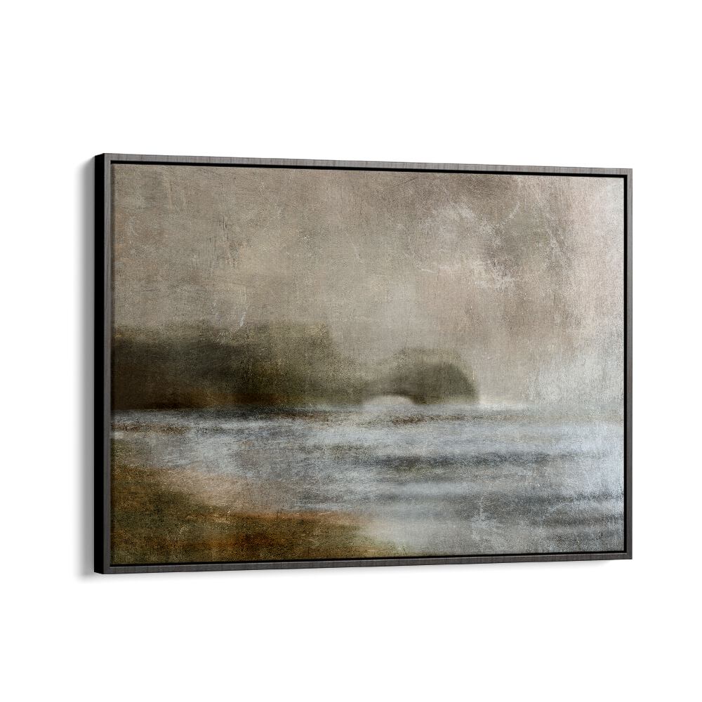 dusk by dan hobday abstract art abstract paintings in Black Floater Frame