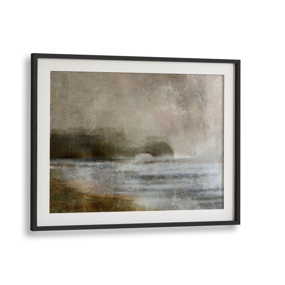 dusk by dan hobday abstract art abstract paintings in Black Frame With Mount