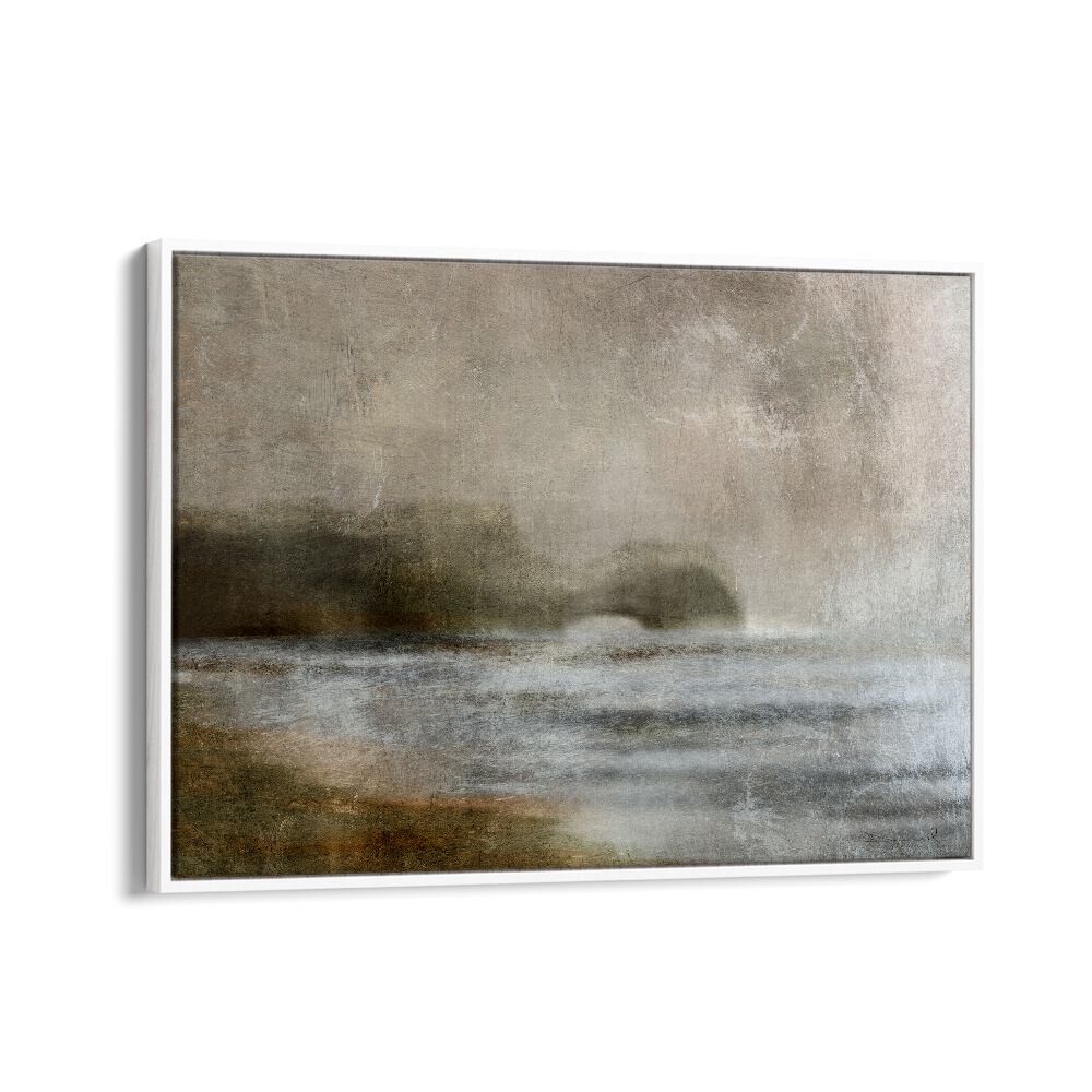 dusk by dan hobday abstract art abstract paintings in White Floater Frame