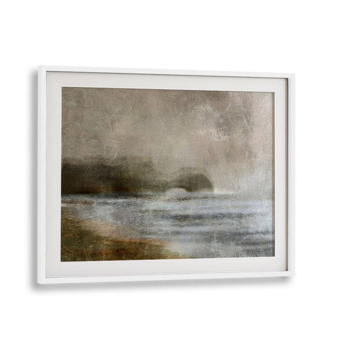 dusk by dan hobday abstract art abstract paintings in White Frame With Mount