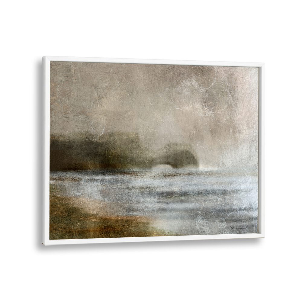 dusk by dan hobday abstract art abstract paintings in White Plain Frame