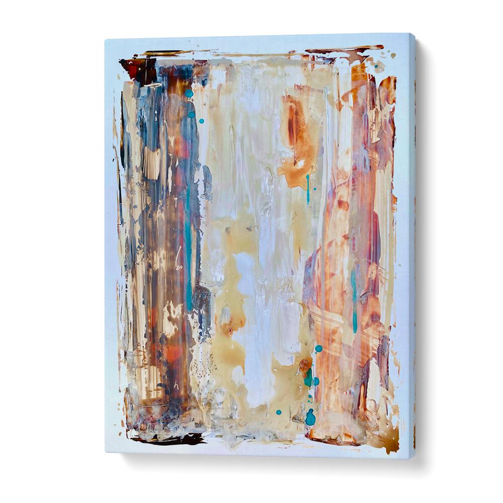 el mar i abstract paintings in Gallery Wrap