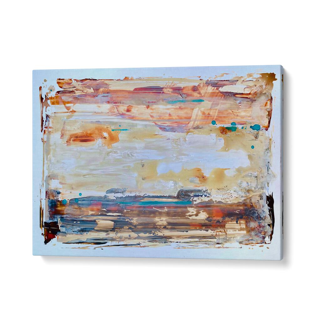 el mar ii abstract paintings in Gallery Wrap