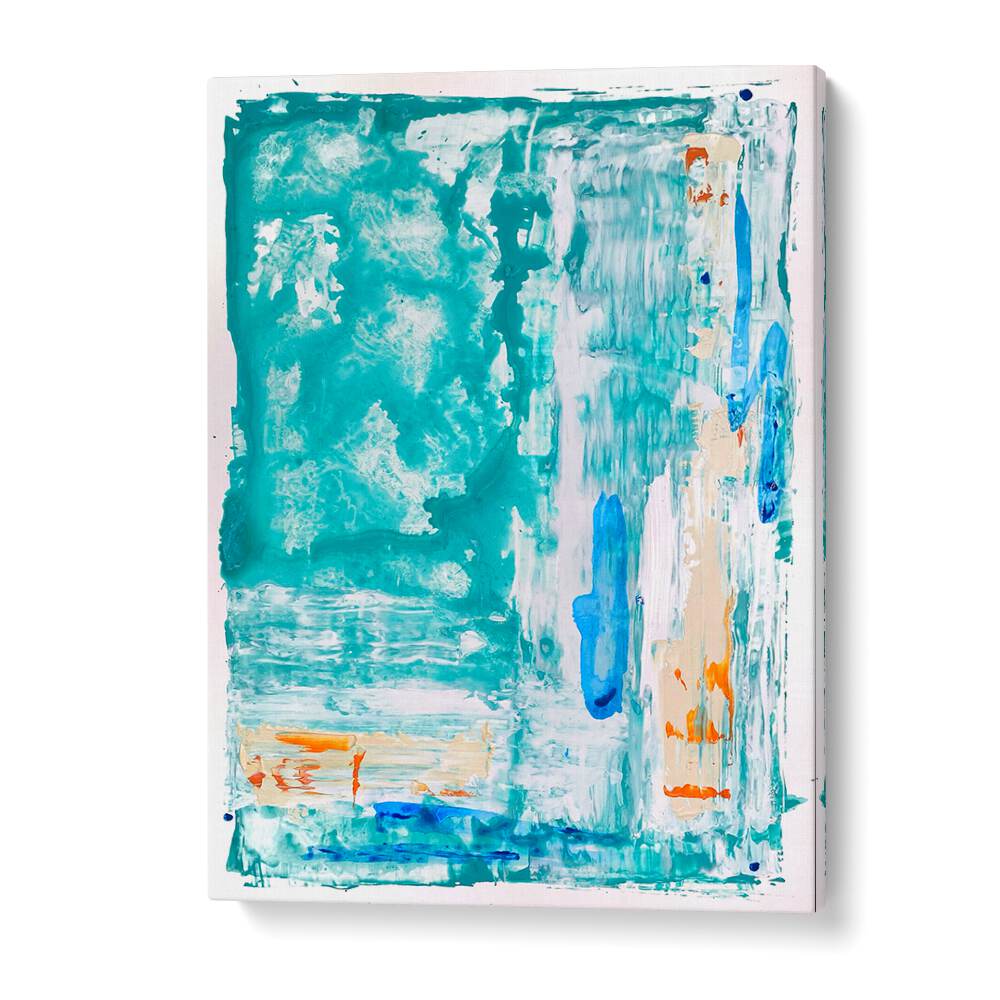 el mar vi abstract paintings in Gallery Wrap