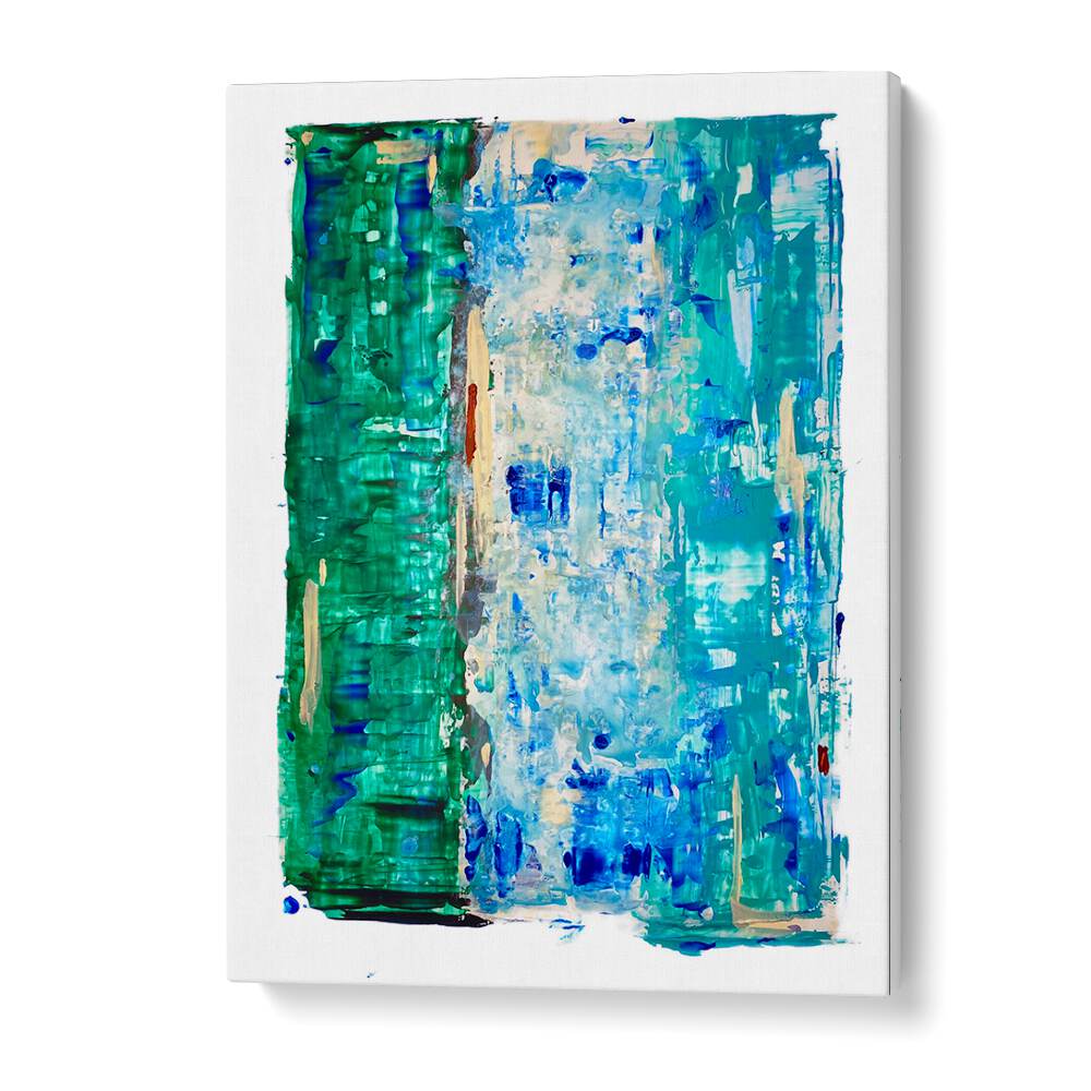 el mar vii abstract paintings in Gallery Wrap