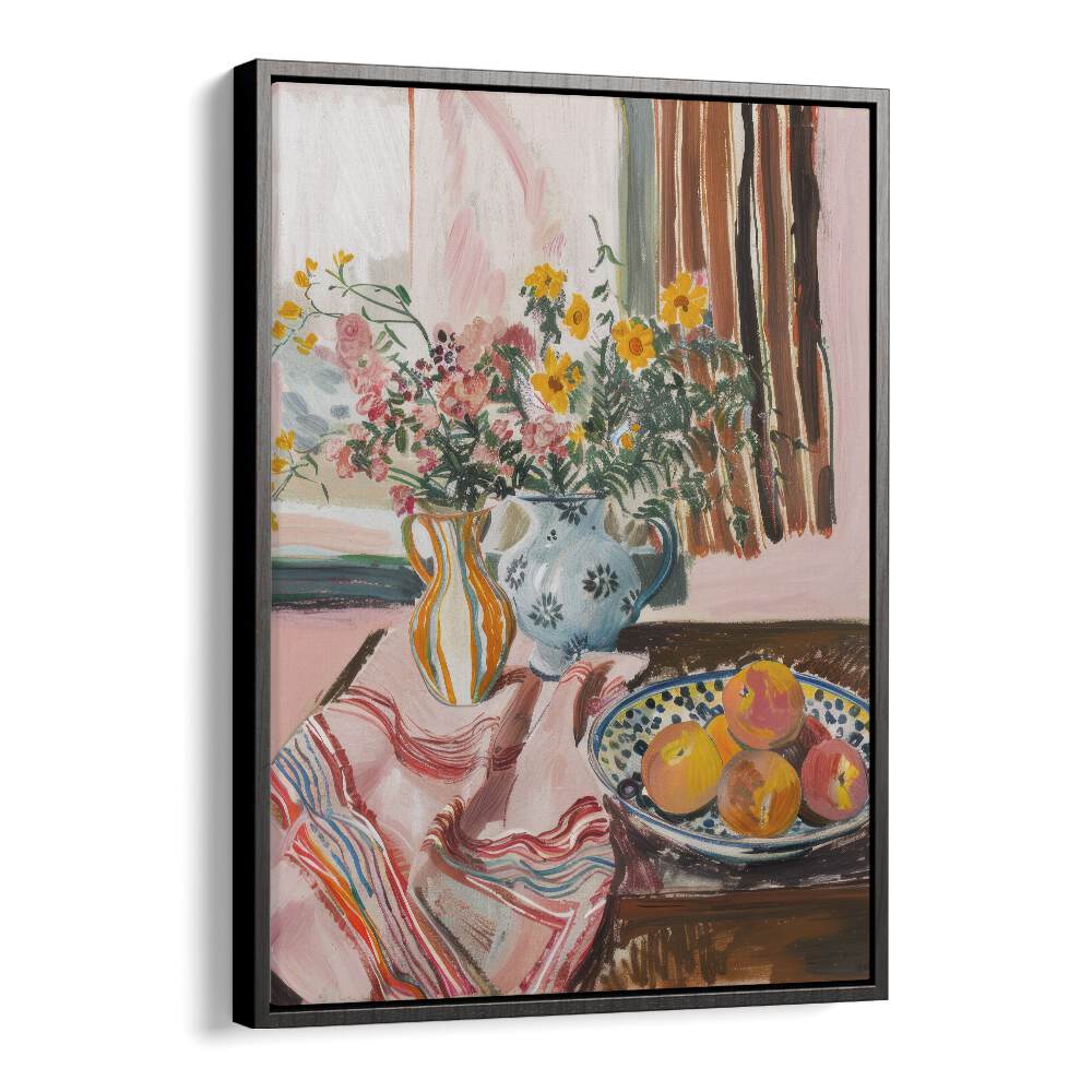 elegant edibles electric wall art prints in Black Floater Frame