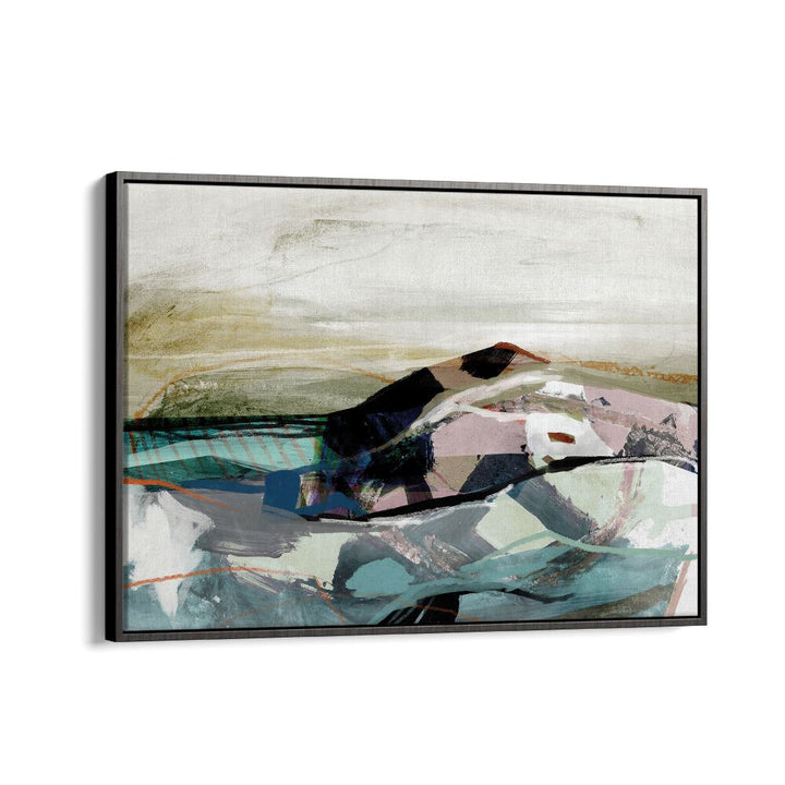 elevation by dan hobday abstract art abstract paintings in Black Floater Frame