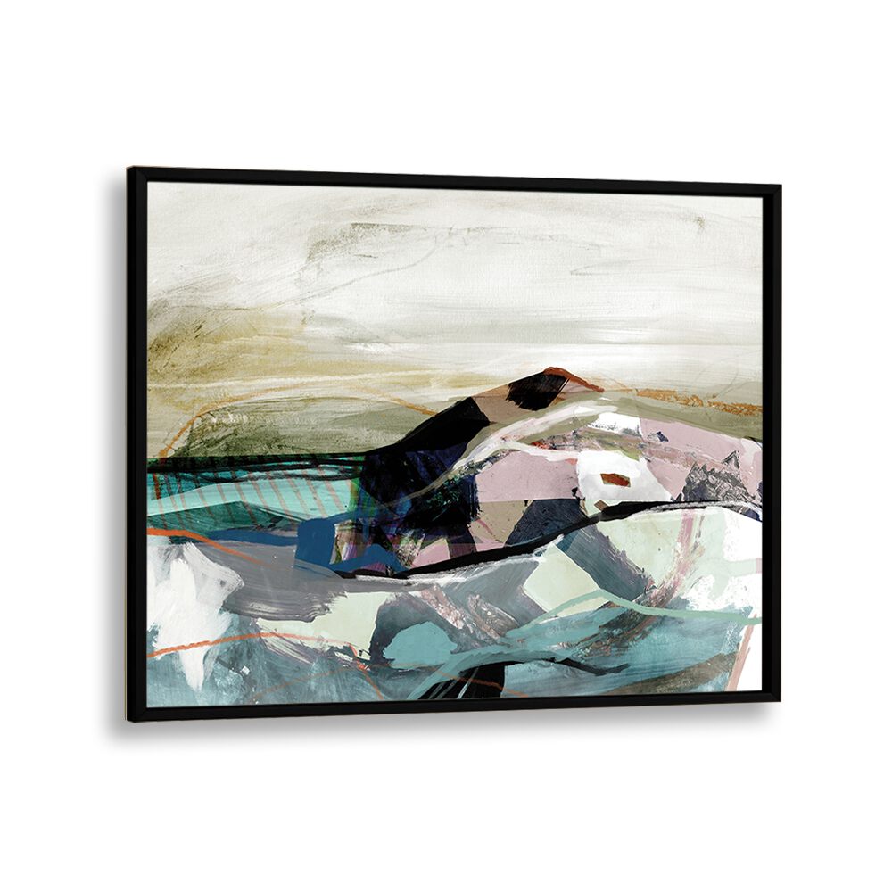 elevation by dan hobday abstract art abstract paintings in Black Plain Frame