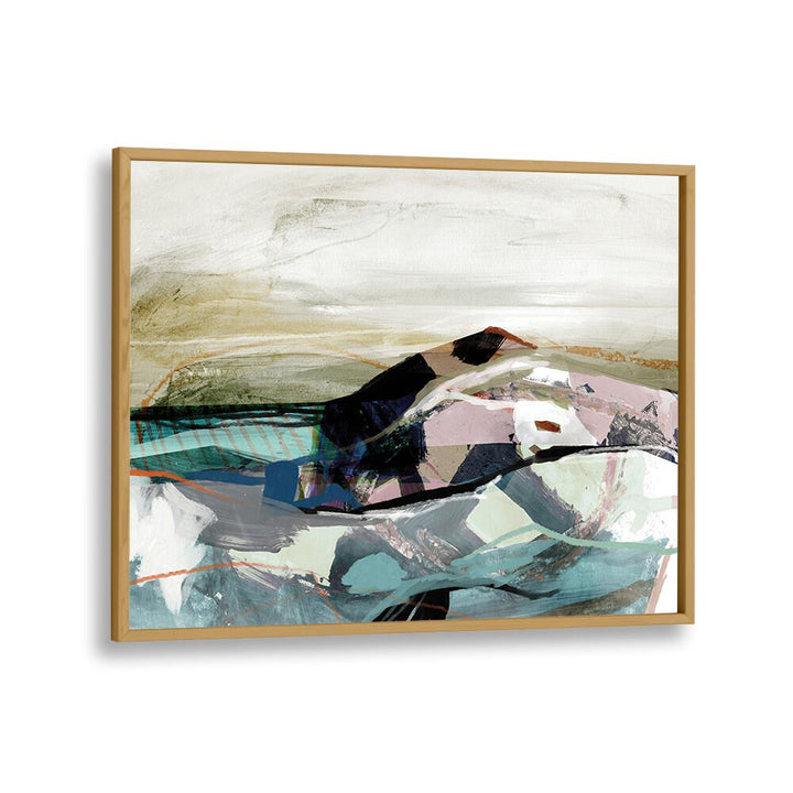 elevation by dan hobday abstract art abstract paintings in Oak Wood Plain Frame