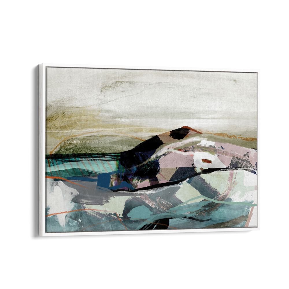 elevation by dan hobday abstract art abstract paintings in White Floater Frame