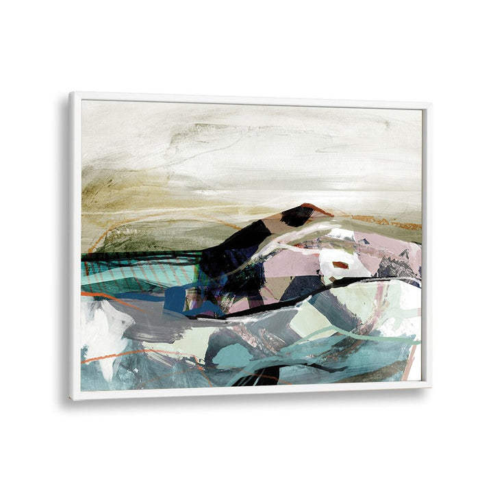 elevation by dan hobday abstract art abstract paintings in White Plain Frame