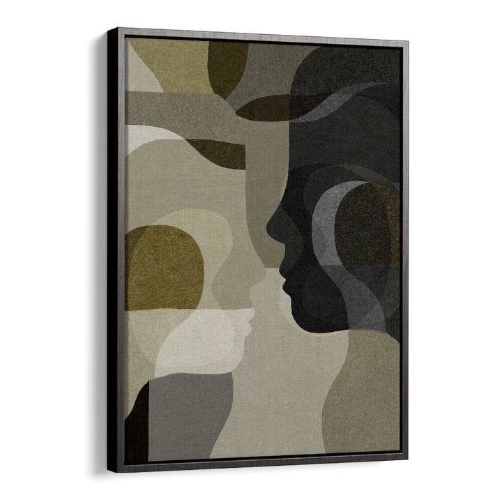 emerging by dan hobday abstract art abstract paintings in Black Floater Frame